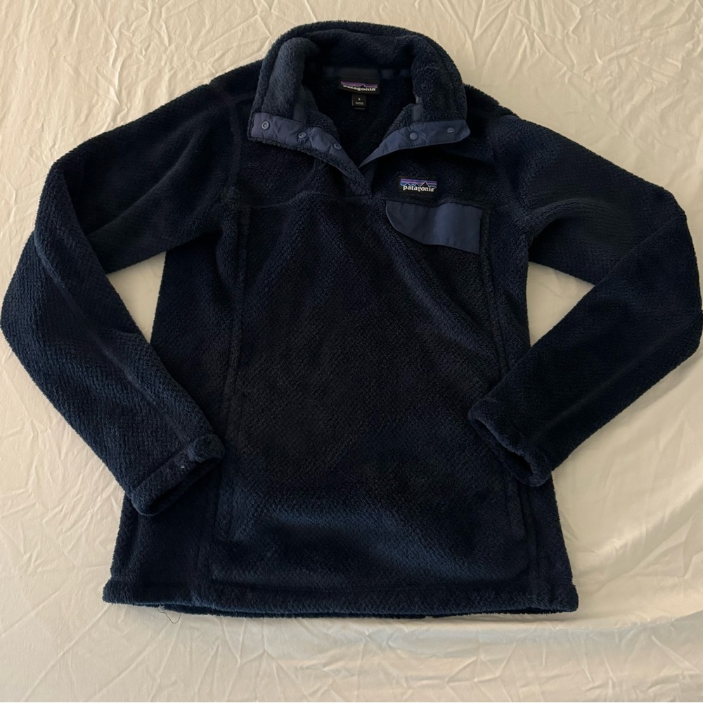 Patagonia Navy Blue Fleece Jacket